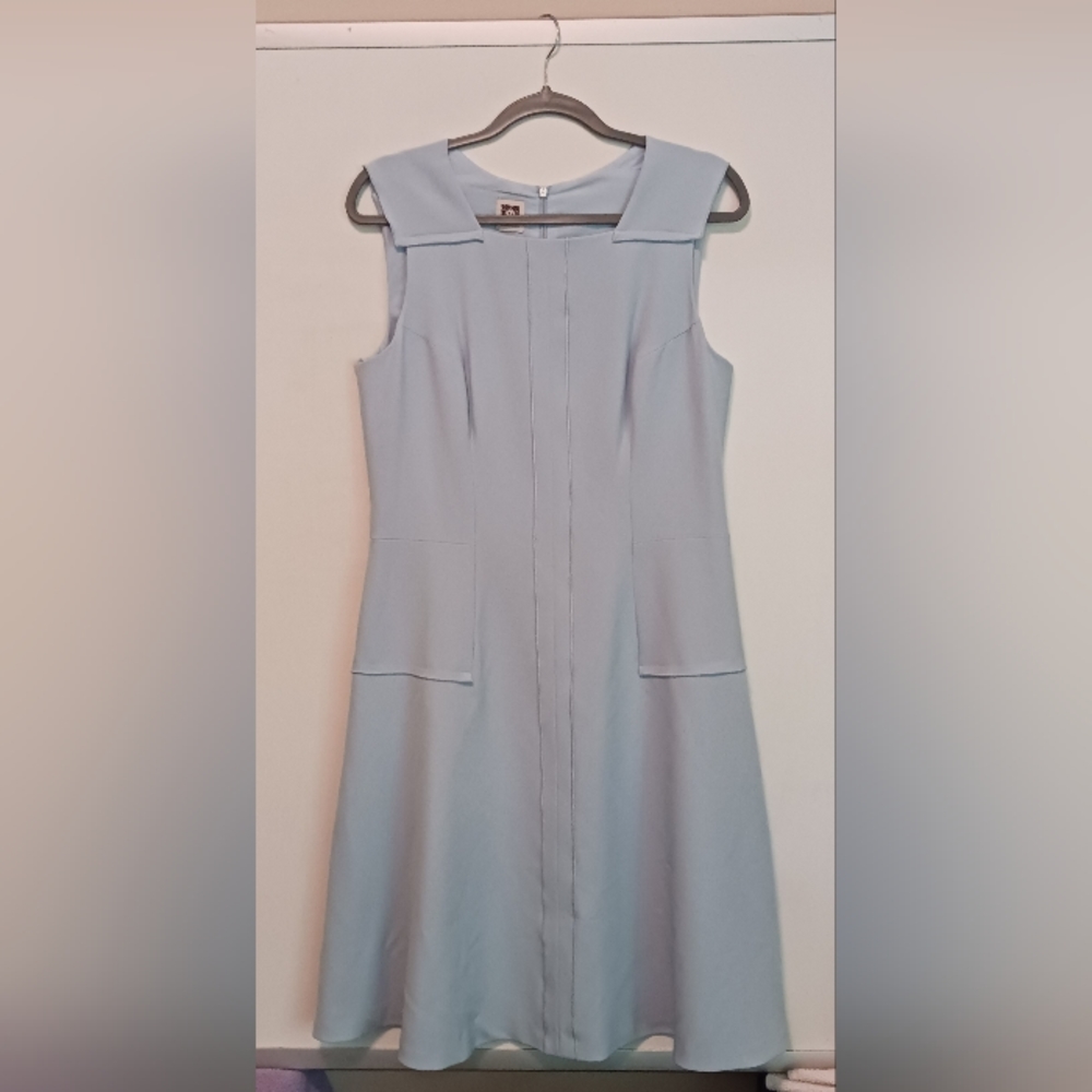 Anne Klein Dress size 12 Light blue